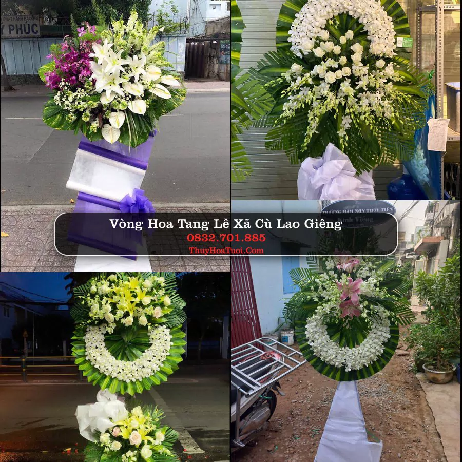 Kệ hoa tang lễ giao tại Xã Cù Lao Giêng, An Giang