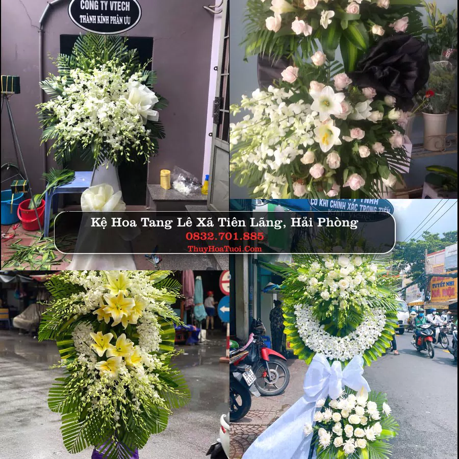 Kệ hoa tang lễ giao tại Xã Tiên Lãng, Hải Phòng