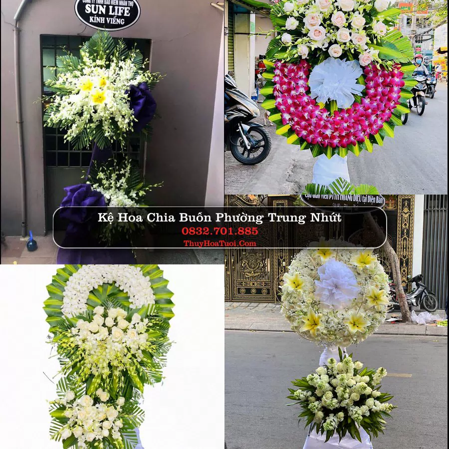 Kệ hoa tang lễ giao tại Phường Trung Nhứt, Cần Thơ