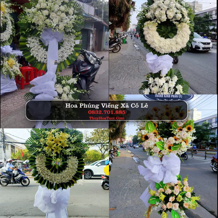 Vòng hoa chia buồn Xã Cổ Lễ - ThuyHoaTuoi.Com
