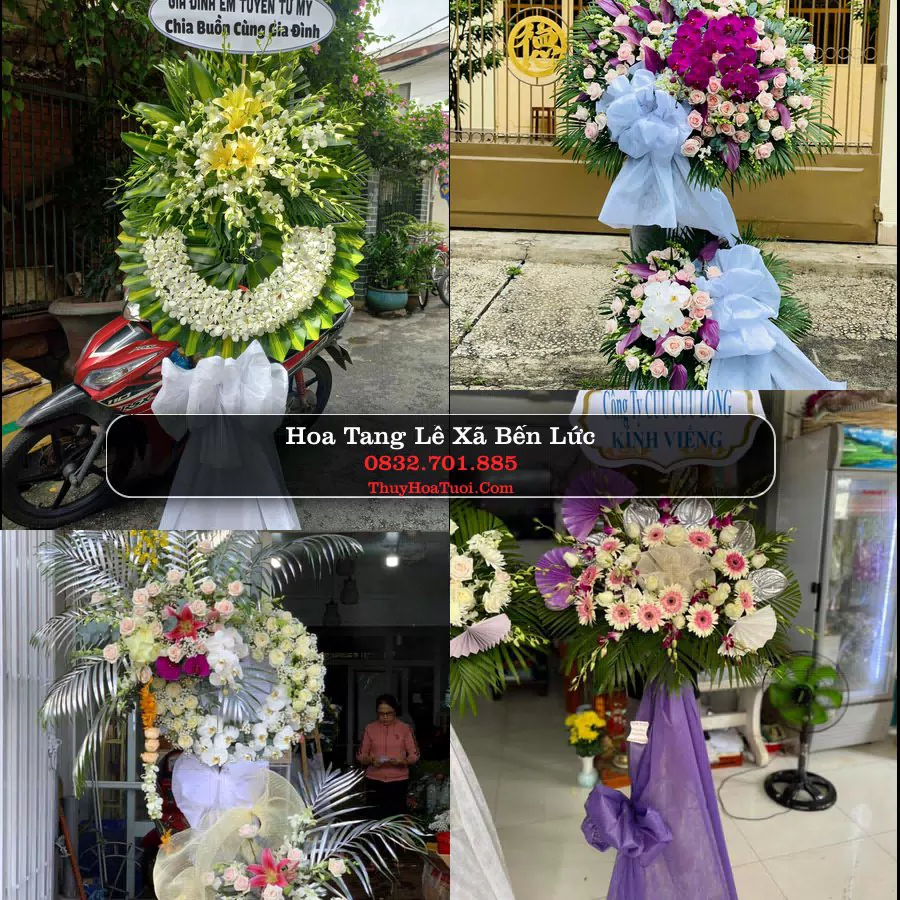 Vòng hoa chia buồn Xã Bến Lức - ThuyHoaTuoi.Com