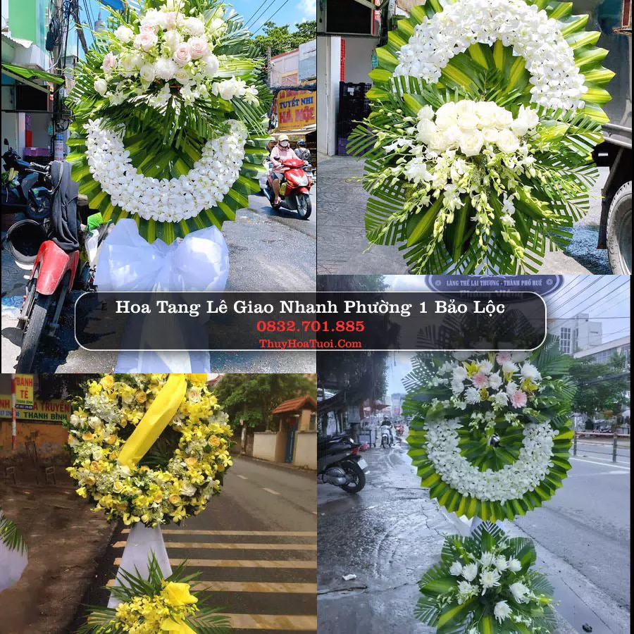 Đặt Vòng Hoa Tang Lễ tại Phường 1 Bảo Lộc, Lâm Đồng