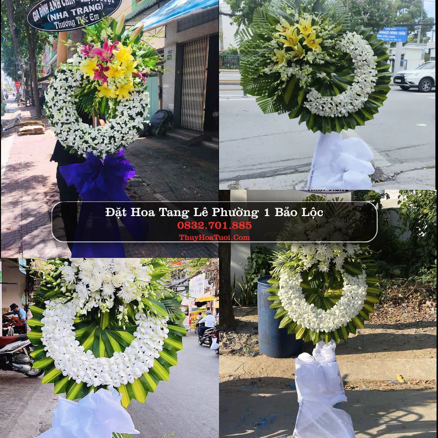 Kệ hoa tang lễ giao tại Phường 1 Bảo Lộc, Lâm Đồng