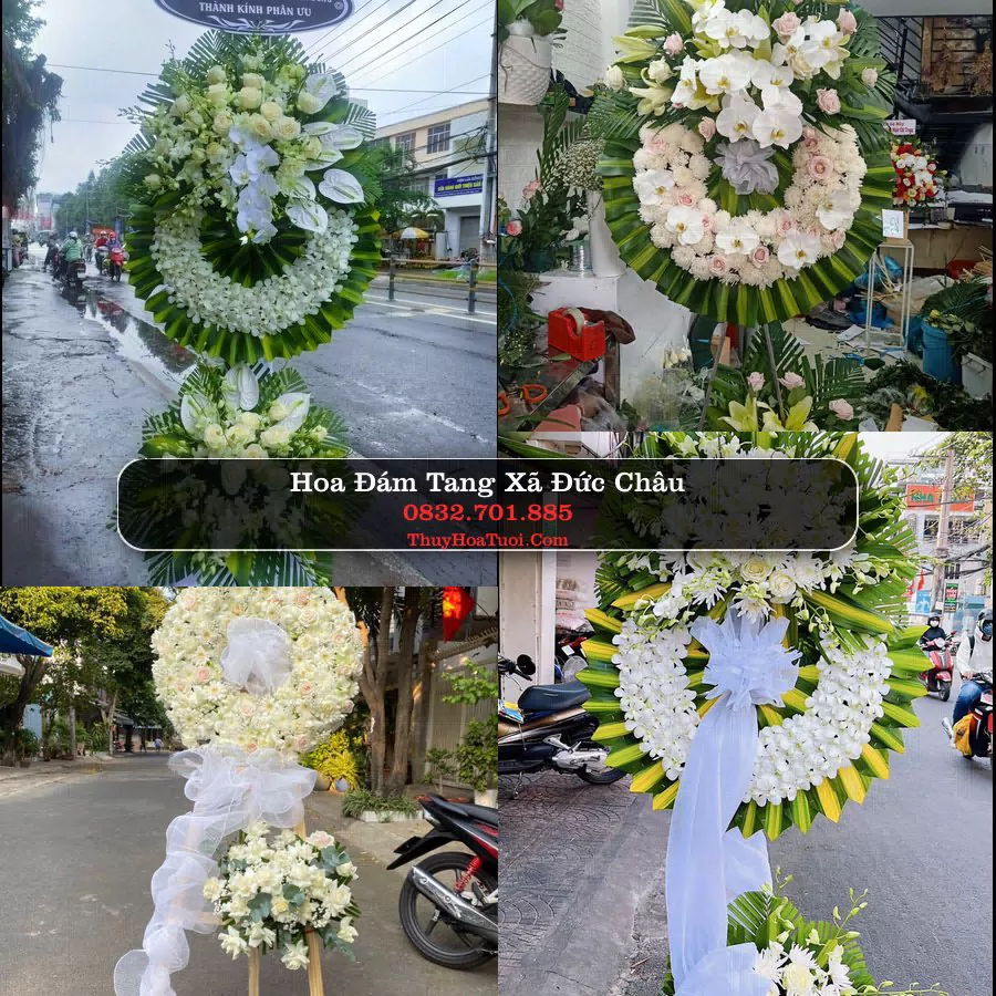 Kệ hoa tang lễ giao tại Xã Đức Châu, Nghệ An