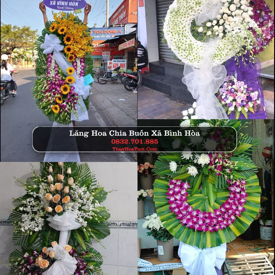 Đặt Vòng Hoa Chia Buồn tại Xã Bình Hòa, An Giang