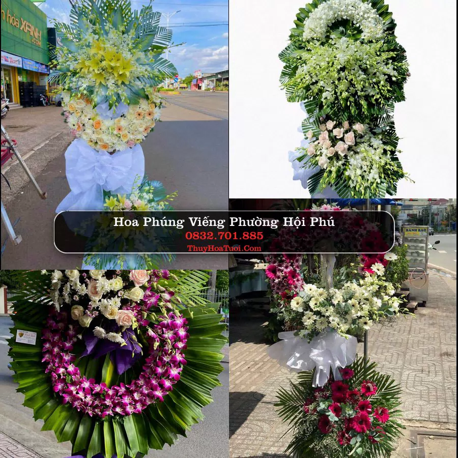 Đặt Vòng Hoa Chia Buồn tại Phường Hội Phú, Gia Lai
