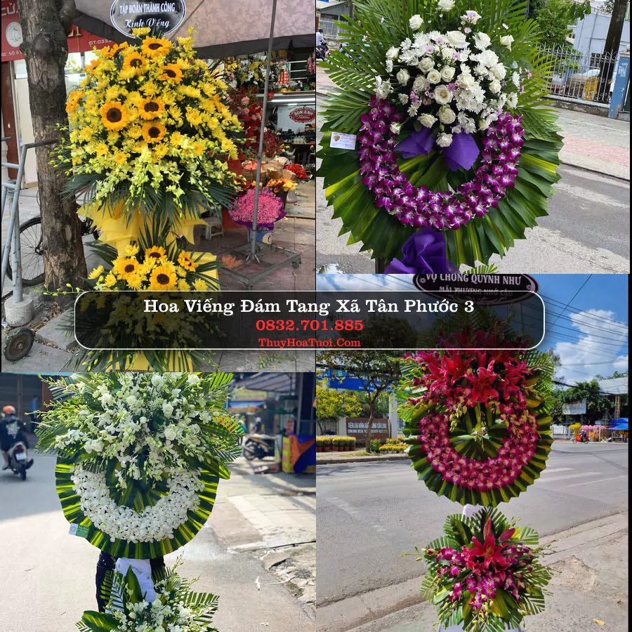 Kệ hoa tang lễ giao tại Xã Tân Phước 3, Đồng Tháp