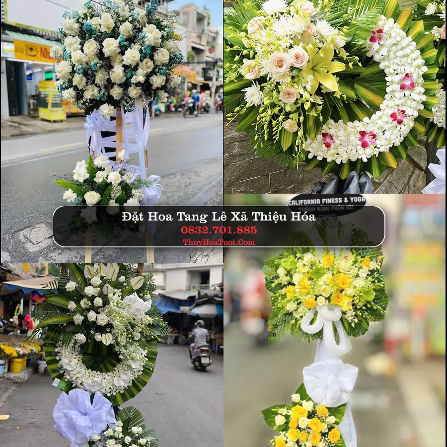 Kệ hoa tang lễ giao tại Xã Thiệu Hóa, Thanh Hóa