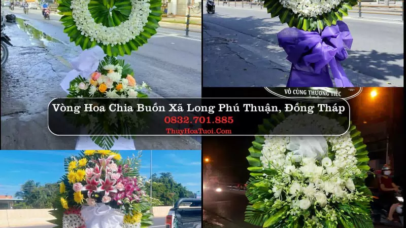Đặt Vòng Hoa Chia Buồn tại Xã Long Phú Thuận, Đồng Tháp