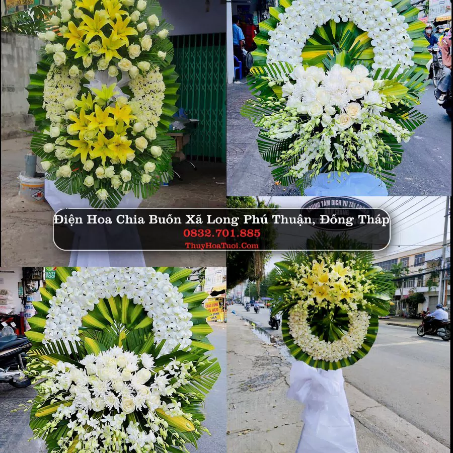 Kệ hoa tang lễ giao tại Xã Long Phú Thuận, Đồng Tháp