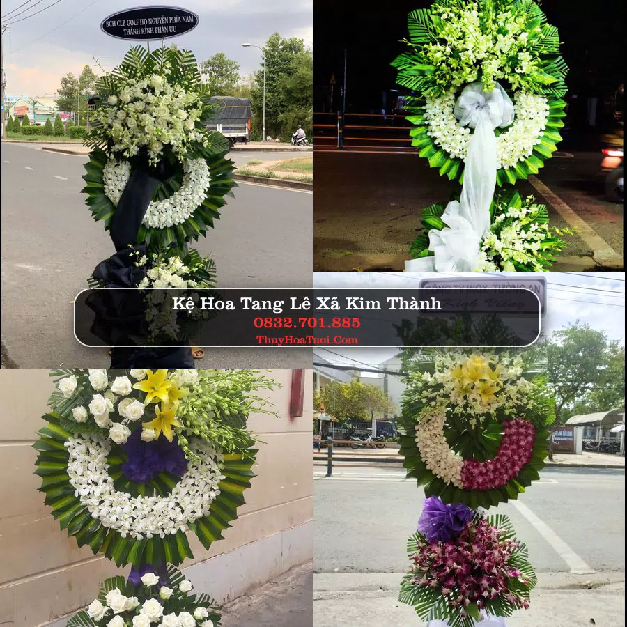 Kệ hoa tang lễ giao tại Xã Kim Thành, Hải Phòng