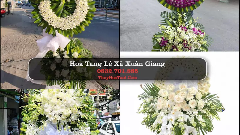 Đặt Hoa Chia Buồn tại Xã Xuân Giang, Ninh Bình