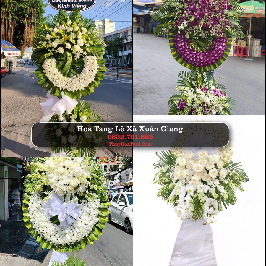 Đặt Hoa Chia Buồn tại Xã Xuân Giang, Ninh Bình