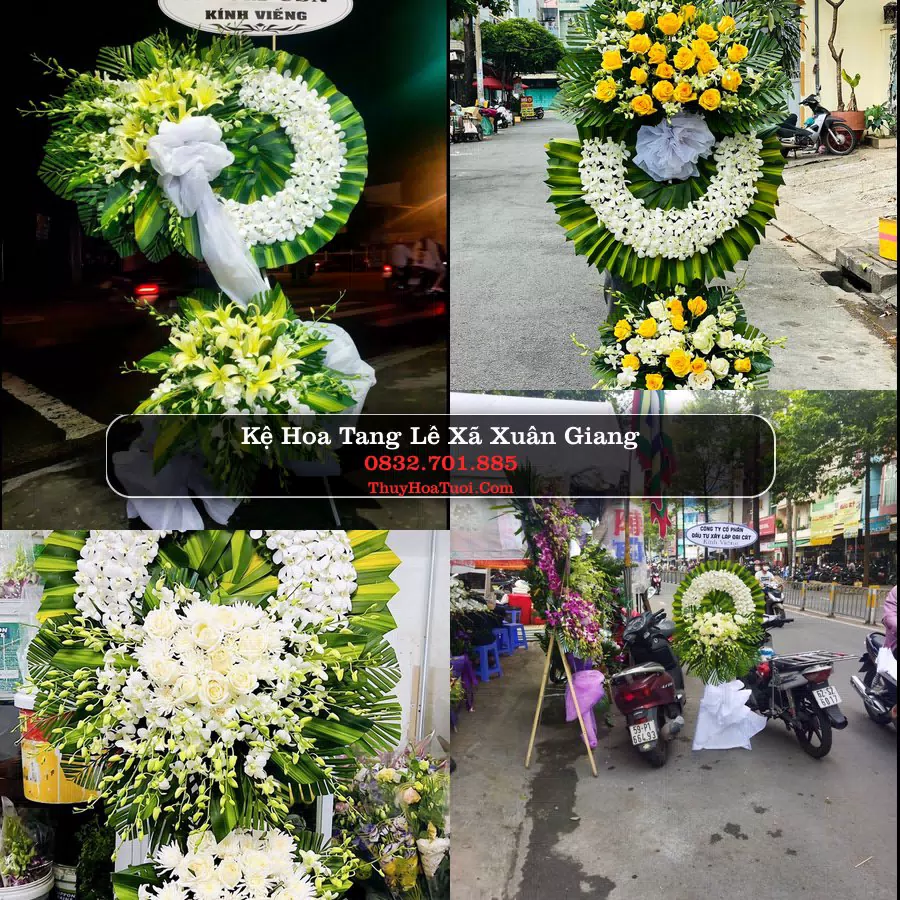 Vòng hoa chia buồn Xã Xuân Giang - ThuyHoaTuoi.Com