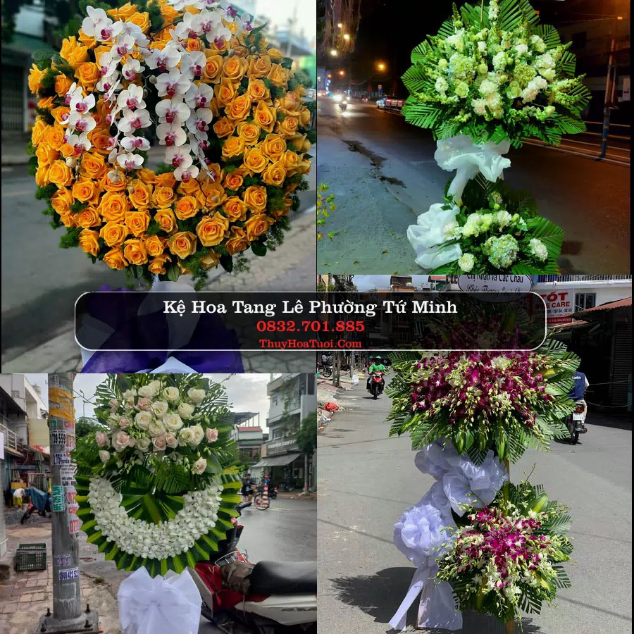 Vòng hoa chia buồn Phường Tứ Minh - ThuyHoaTuoi.Com