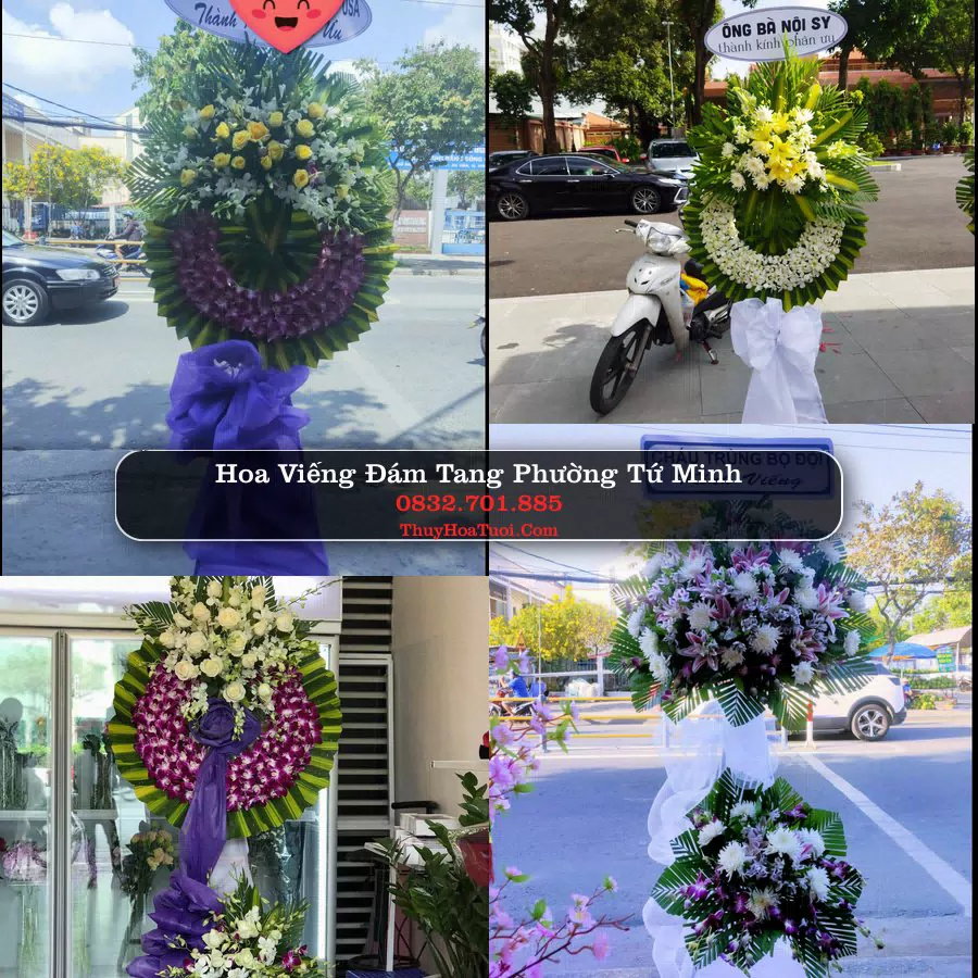 Kệ hoa tang lễ giao tại Phường Tứ Minh, Hải Phòng