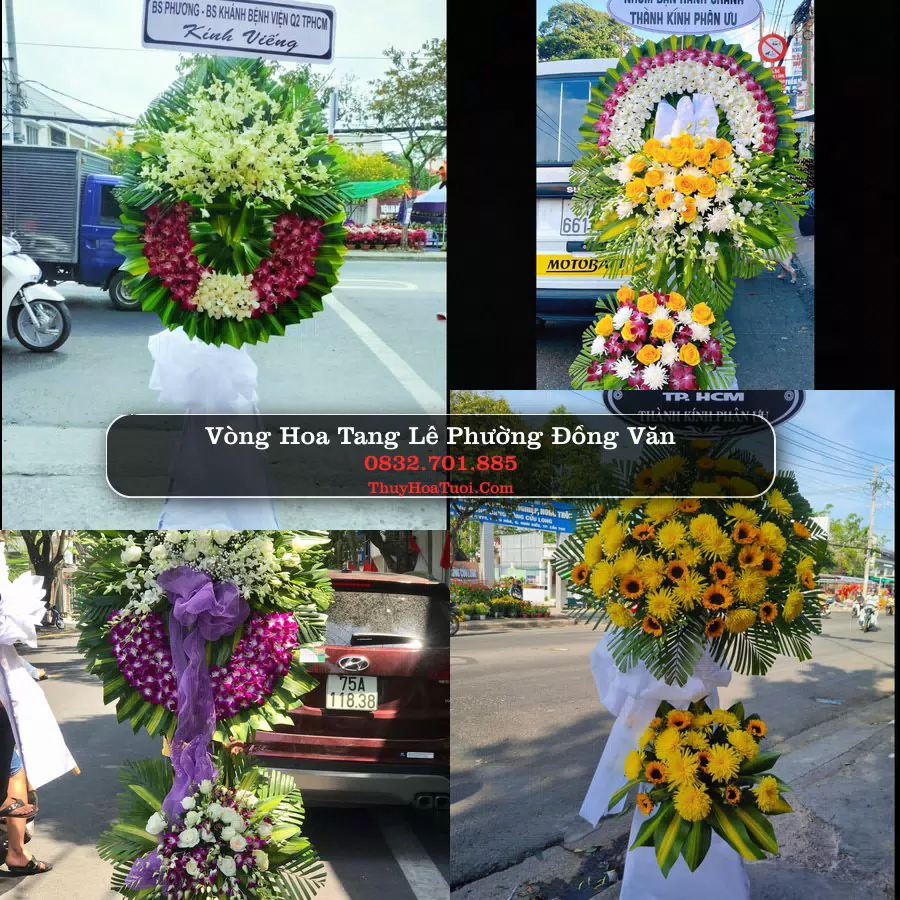 Kệ hoa tang lễ giao tại Phường Đồng Văn, Ninh Bình