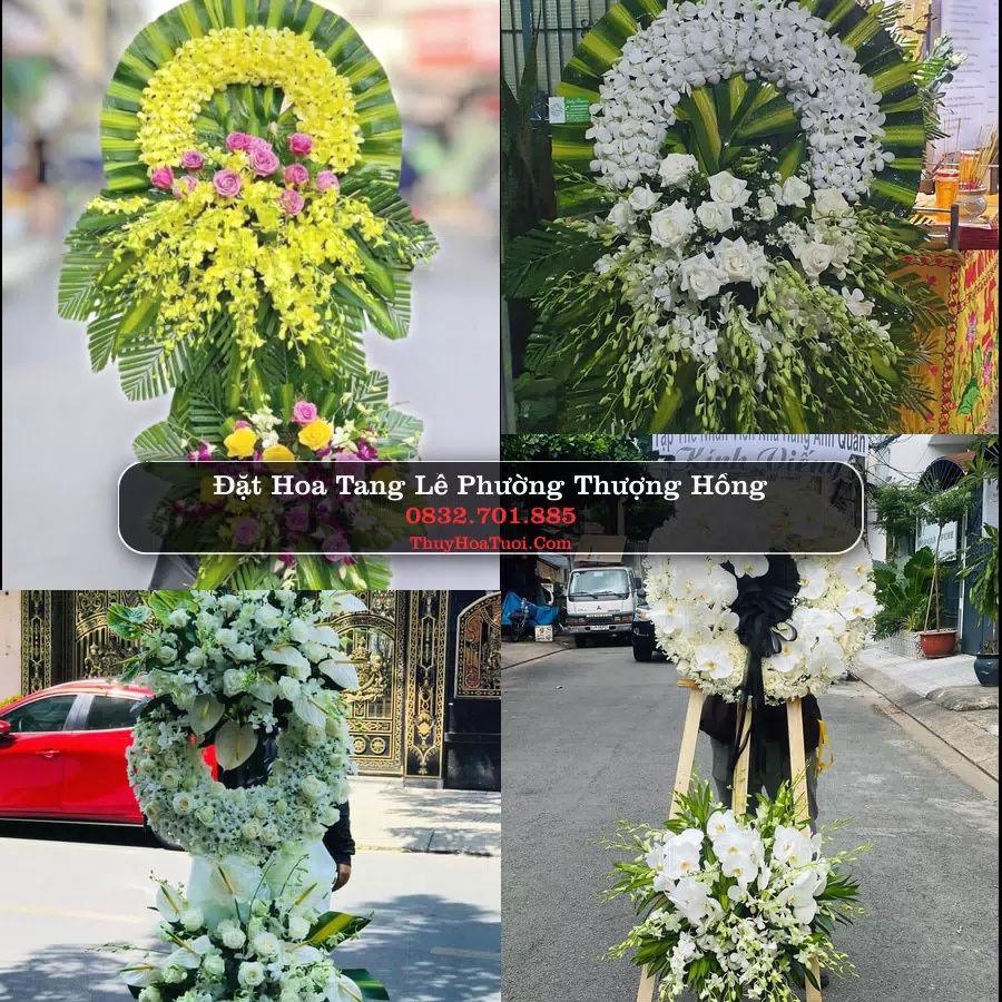 Kệ hoa tang lễ giao tại Phường Thượng Hồng, Hưng Yên