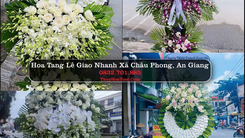 Đặt Hoa Tang Lễ tại Xã Châu Phong, An Giang