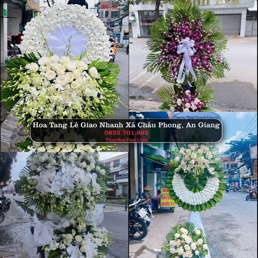 Đặt Hoa Tang Lễ tại Xã Châu Phong, An Giang