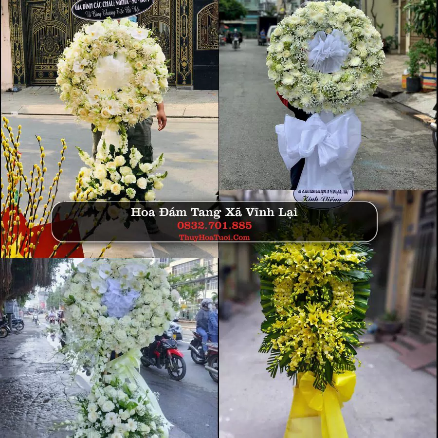 Kệ hoa tang lễ giao tại Xã Vĩnh Lại, Hải Phòng