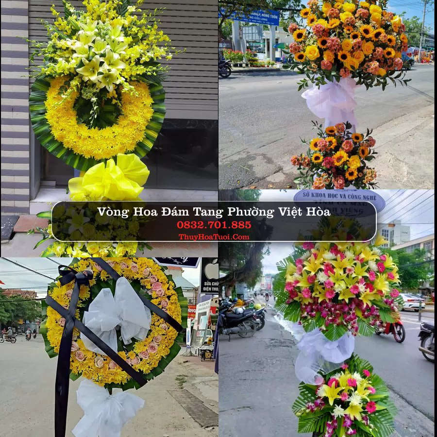 Đặt Vòng Hoa Tang Lễ tại Phường Việt Hòa, Hải Phòng