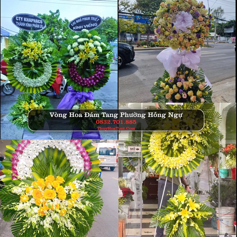 Kệ hoa tang lễ giao tại Phường Hồng Ngự, Đồng Tháp