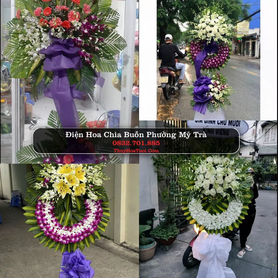 Vòng hoa chia buồn Phường Mỹ Trà - ThuyHoaTuoi.Com