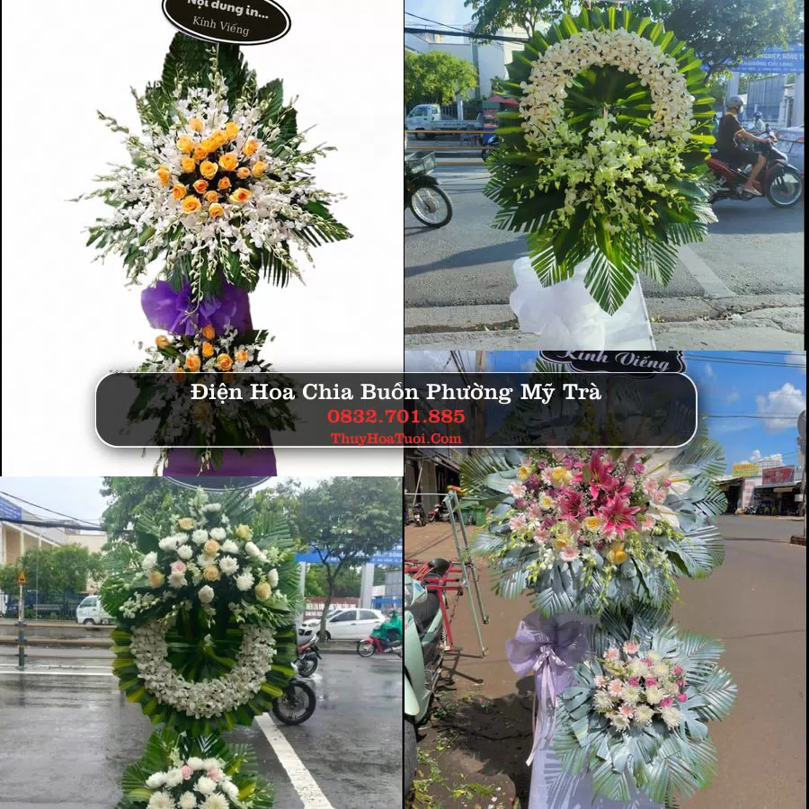 Kệ hoa tang lễ giao tại Phường Mỹ Trà, Đồng Tháp