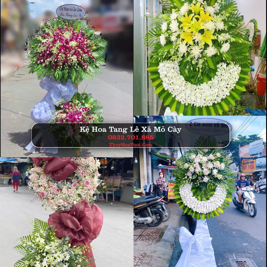 Đặt Hoa Chia Buồn tại Xã Mỏ Cày, Vĩnh Long
