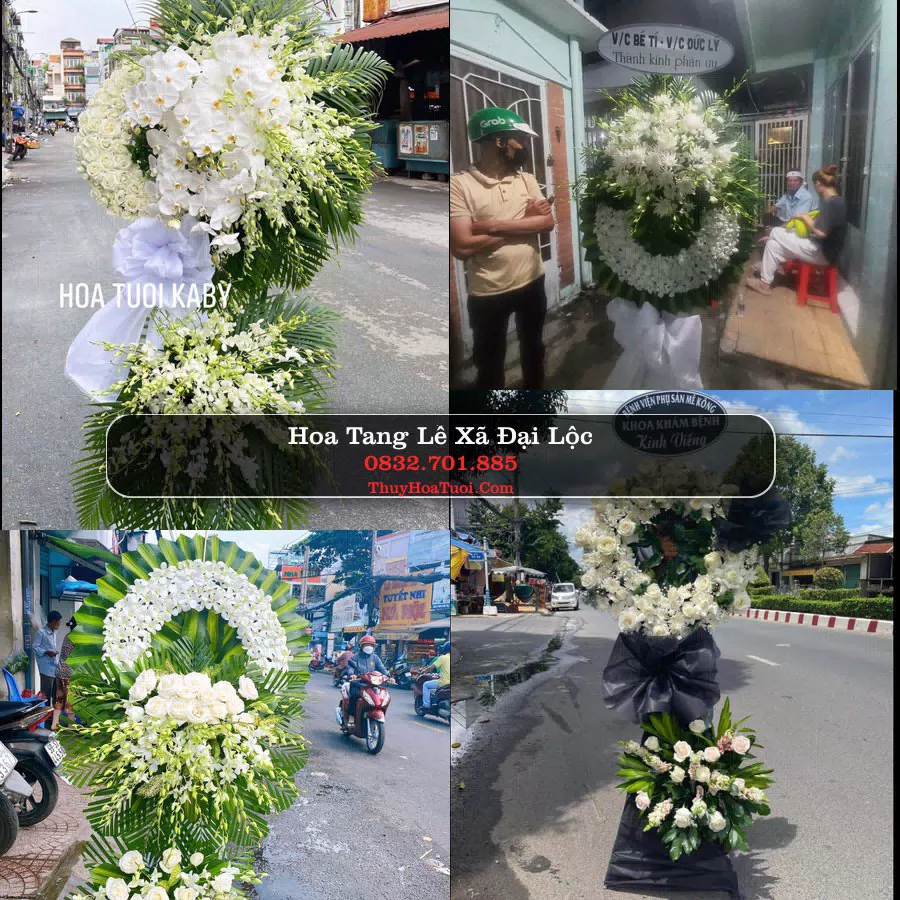 Kệ hoa tang lễ giao tại Xã Đại Lộc, Đà Nẵng