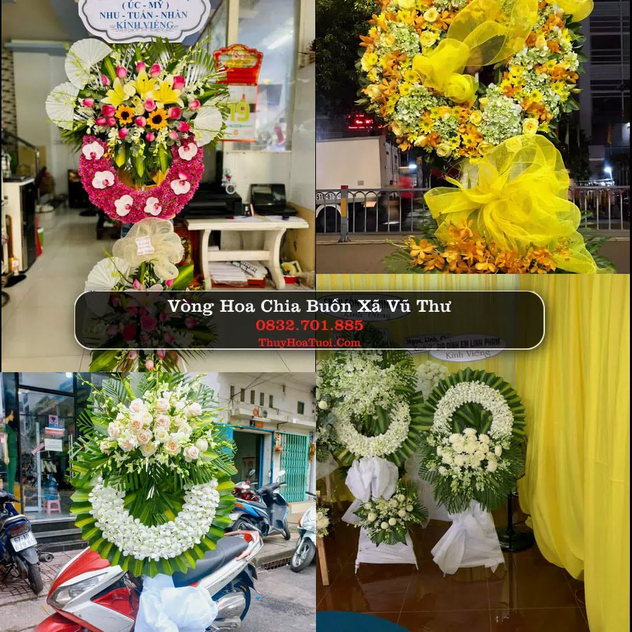 Vòng hoa chia buồn Xã Vũ Thư - ThuyHoaTuoi.Com