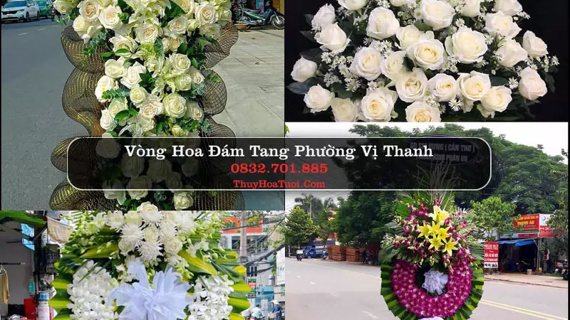 Đặt Vòng Hoa Chia Buồn tại Phường Vị Thanh, Cần Thơ