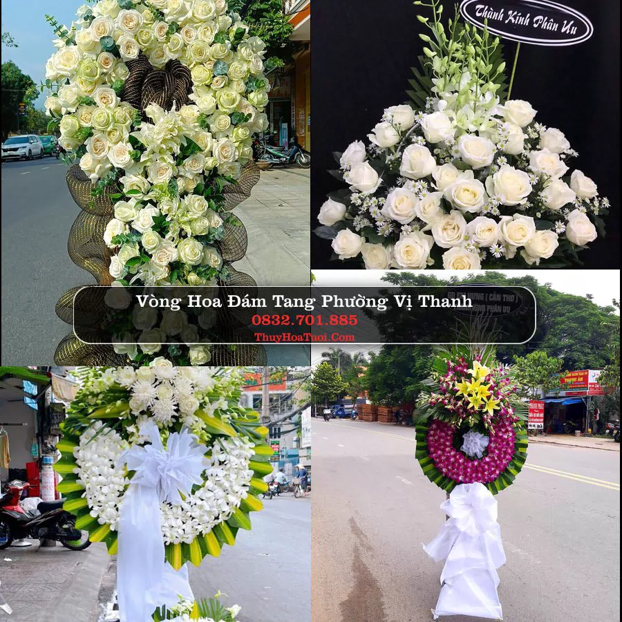 Đặt Vòng Hoa Chia Buồn tại Phường Vị Thanh, Cần Thơ