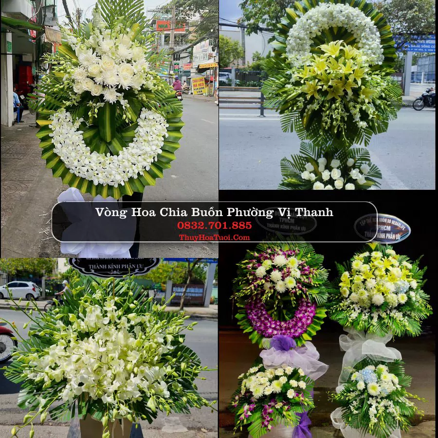 Vòng hoa chia buồn Phường Vị Thanh - ThuyHoaTuoi.Com
