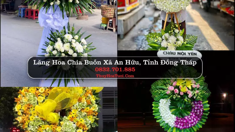 Đặt Vòng Hoa Chia Buồn tại Xã An Hữu, Đồng Tháp