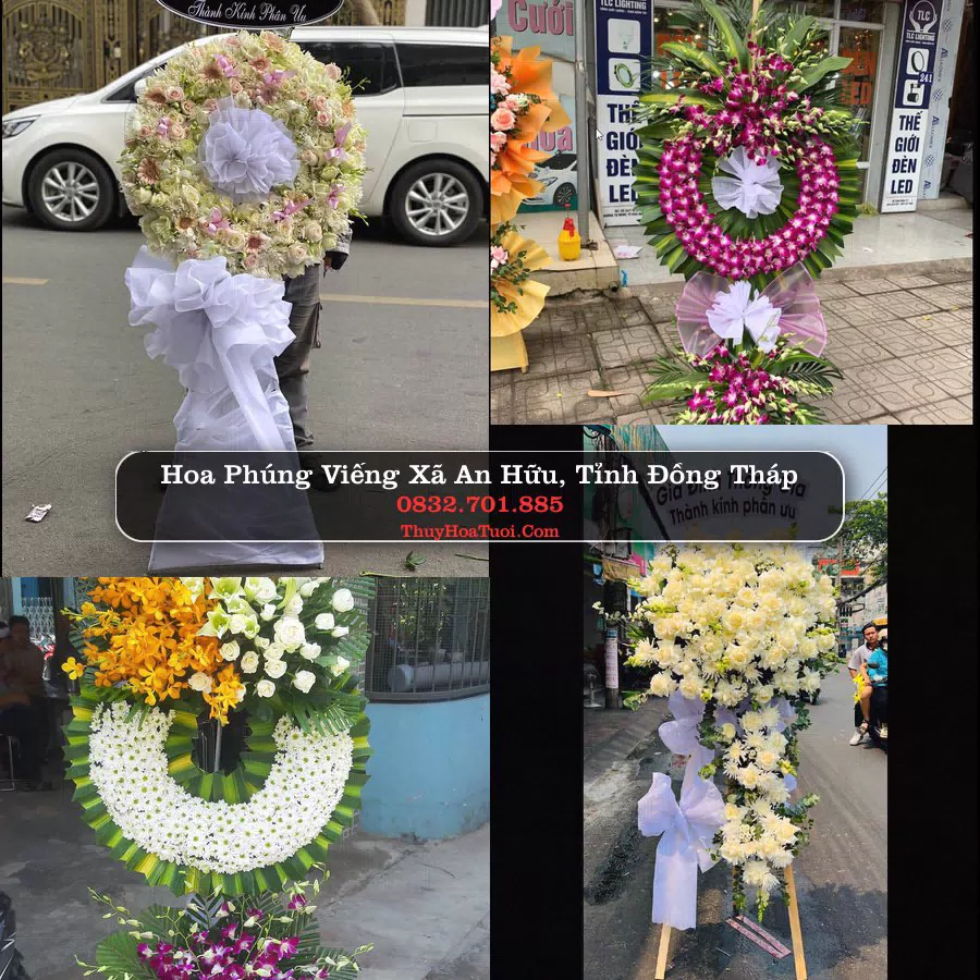 Kệ hoa tang lễ giao tại Xã An Hữu, Đồng Tháp