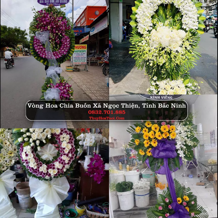 Đặt Hoa Đám Tang tại Xã Ngọc Thiện, Bắc Ninh