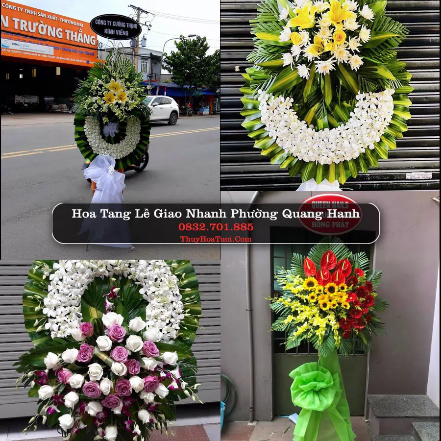 Đặt Vòng Hoa Tang Lễ tại Phường Quang Hanh, Quảng Ninh