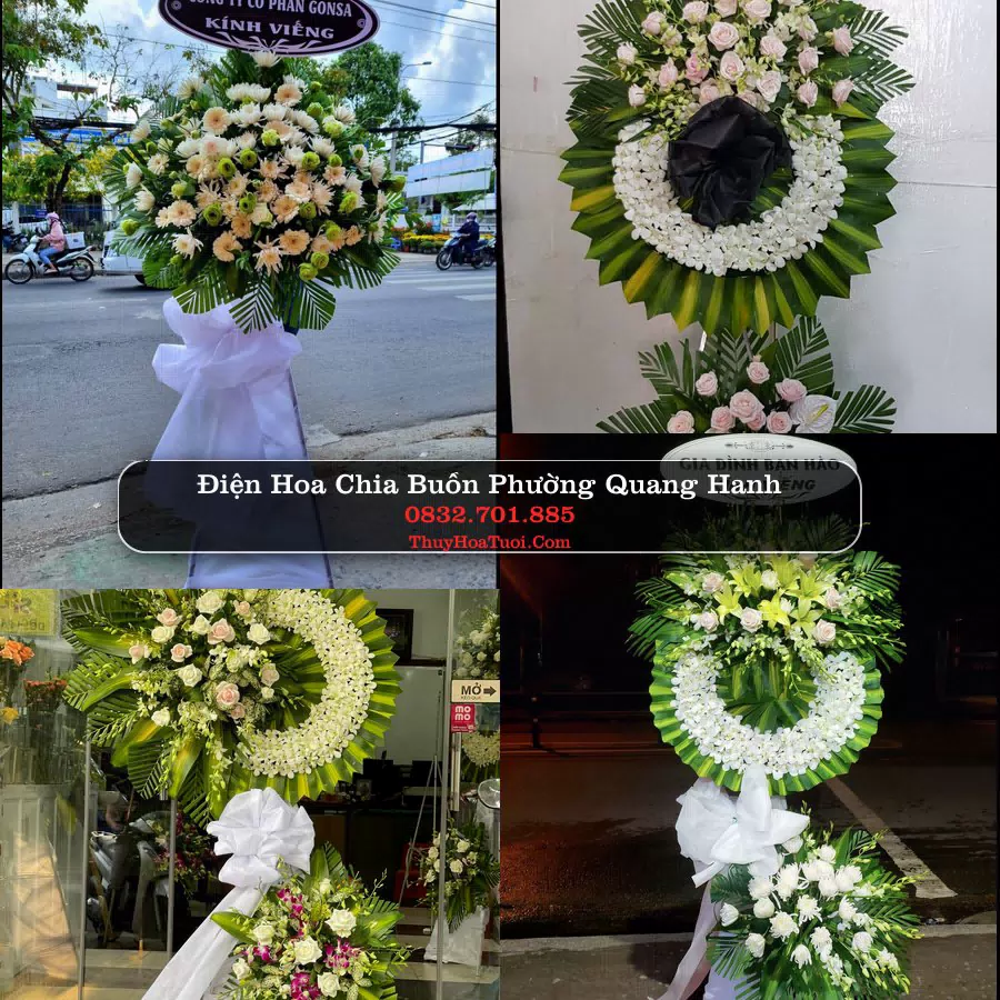 Kệ hoa tang lễ giao tại Phường Quang Hanh, Quảng Ninh