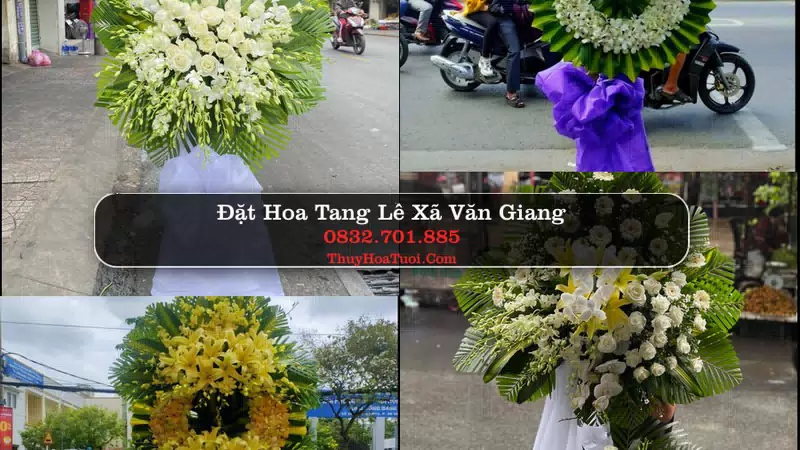Đặt Vòng Hoa Chia Buồn tại Xã Văn Giang, Hưng Yên