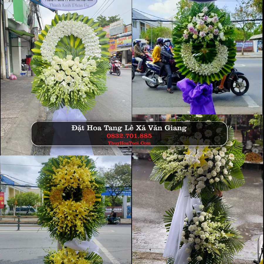 Đặt Vòng Hoa Chia Buồn tại Xã Văn Giang, Hưng Yên