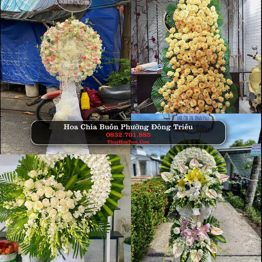 Kệ hoa tang lễ giao tại Phường Đông Triều, Quảng Ninh