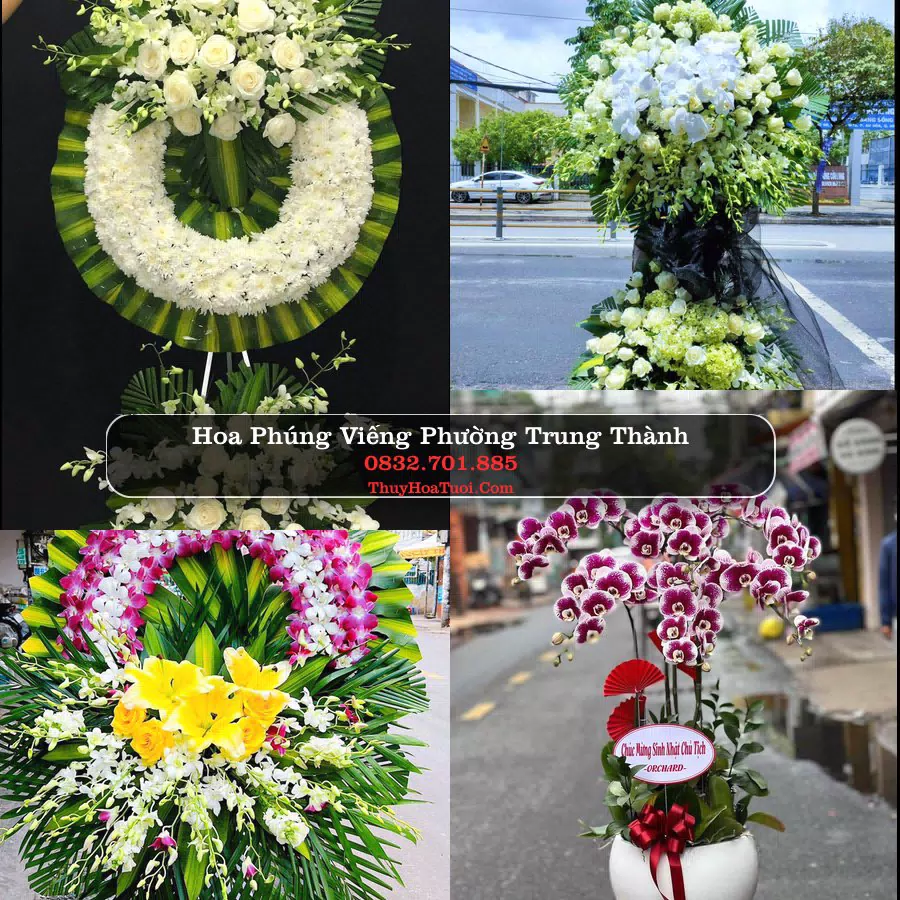 Đặt Vòng Hoa Chia Buồn tại Phường Trung Thành, Thái Nguyên