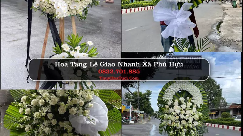 Hoa Tang Lễ Xã Phú Hựu Đồng Tháp