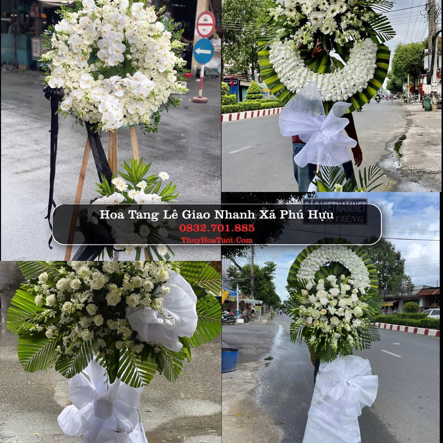 Hoa Tang Lễ Xã Phú Hựu Đồng Tháp