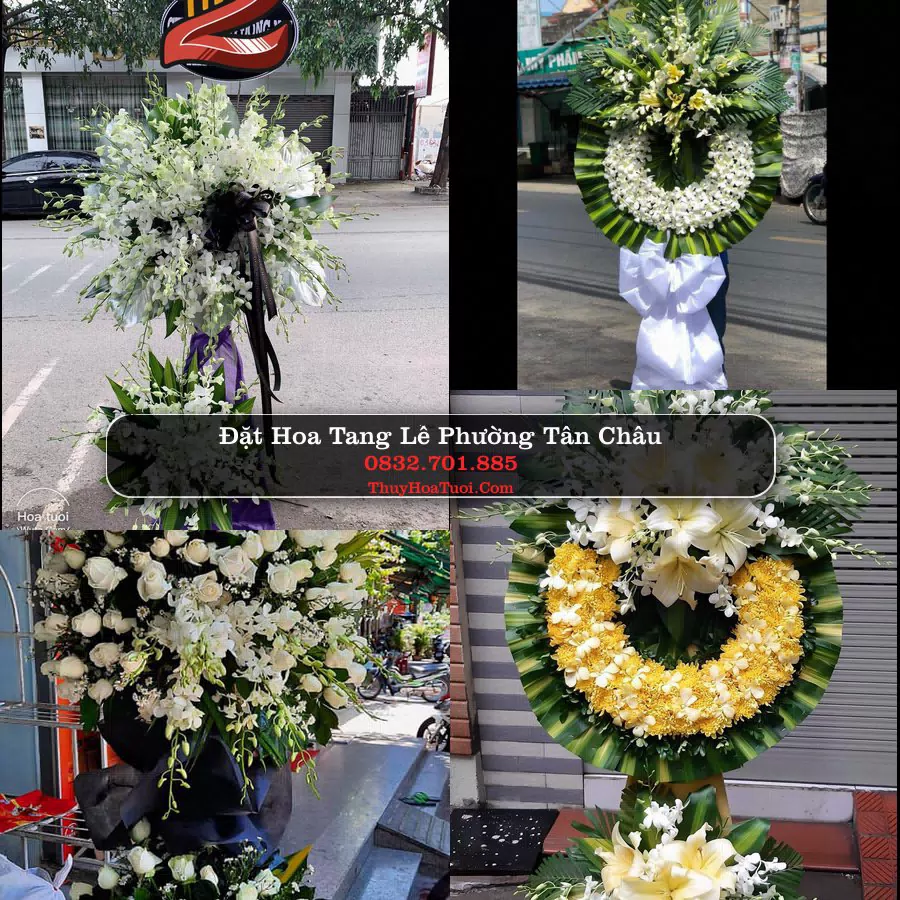 Đặt Vòng Hoa Chia Buồn tại Phường Tân Châu, An Giang