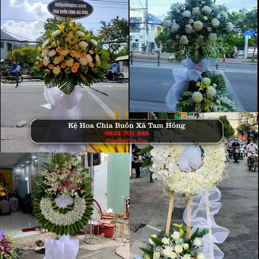 Đặt Vòng Hoa Chia Buồn tại Xã Tam Hồng, Phú Thọ