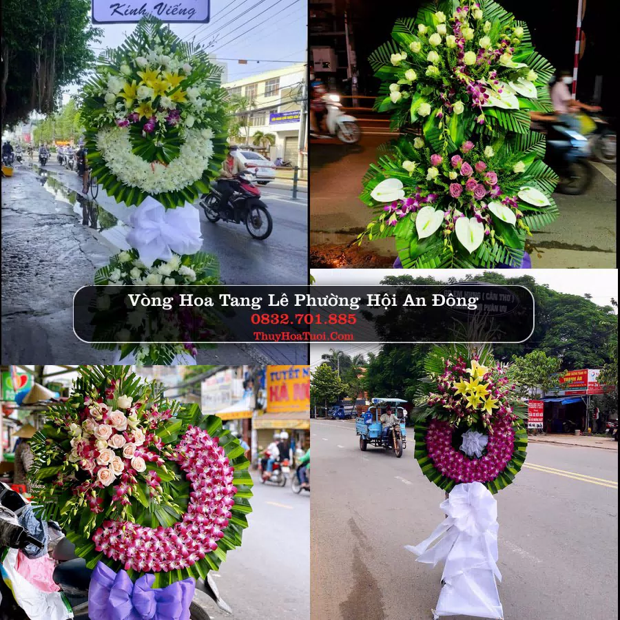Vòng hoa chia buồn Phường Hội An Đông - ThuyHoaTuoi.Com