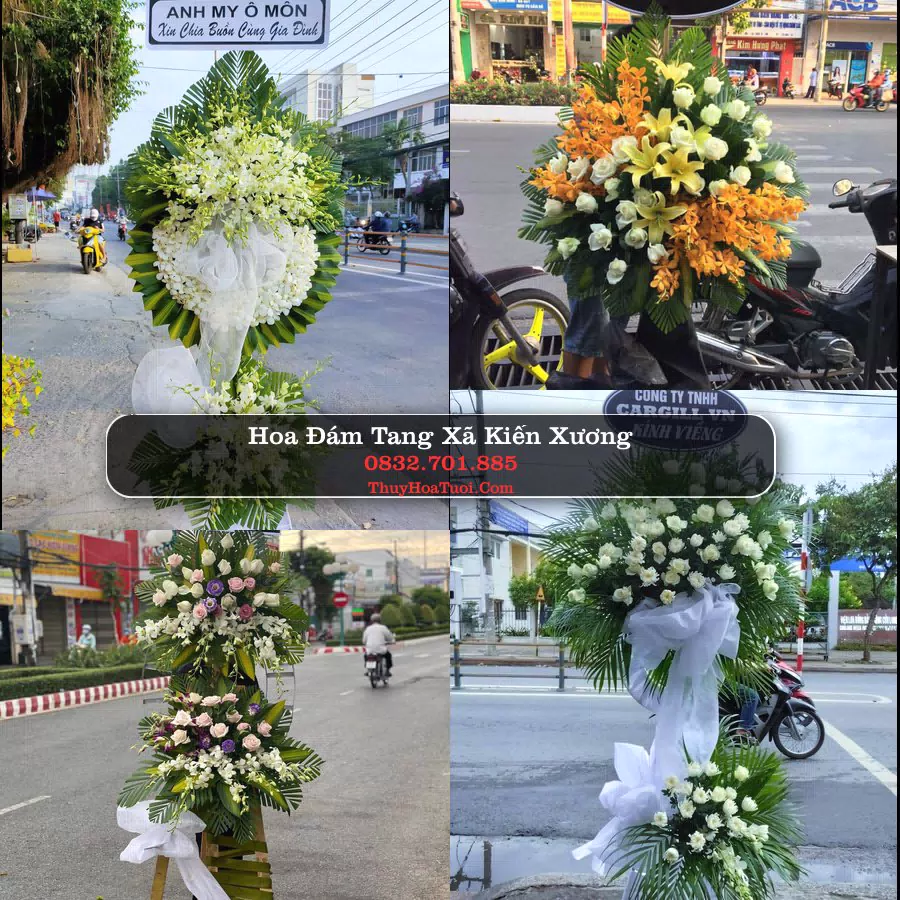 Kệ hoa tang lễ giao tại Xã Kiến Xương, Hưng Yên